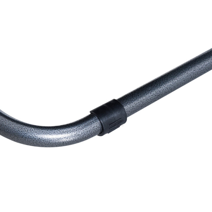 2-Way Folding Chaise Seat Flat Recliner Chair Sun Lounger Cot w Pillow, Beach Patio Deck, Black