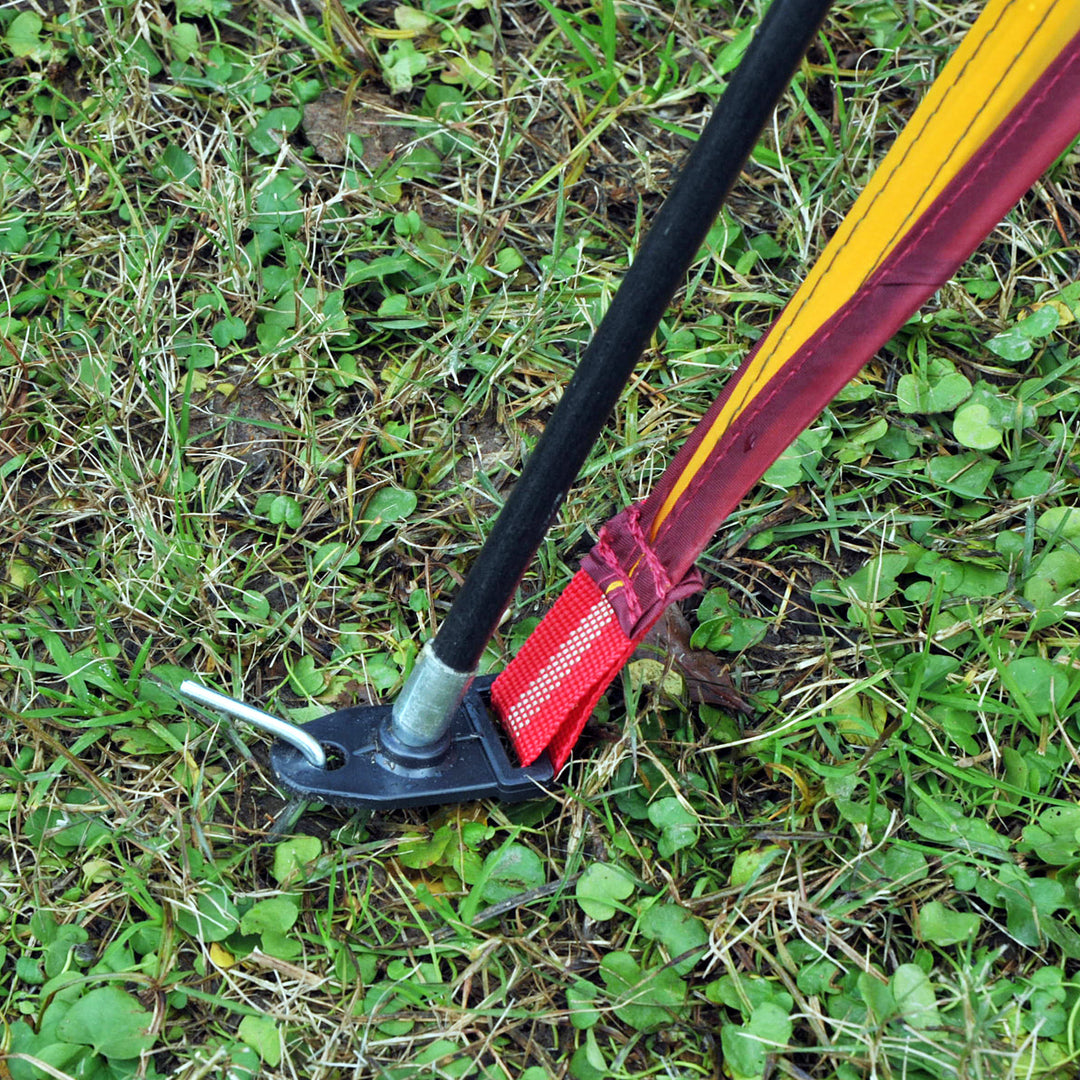 Outdoor Beach Sports Camping Sun Shade Rain Shelter w Carry Bag for Picnic Park, Green & Yellow