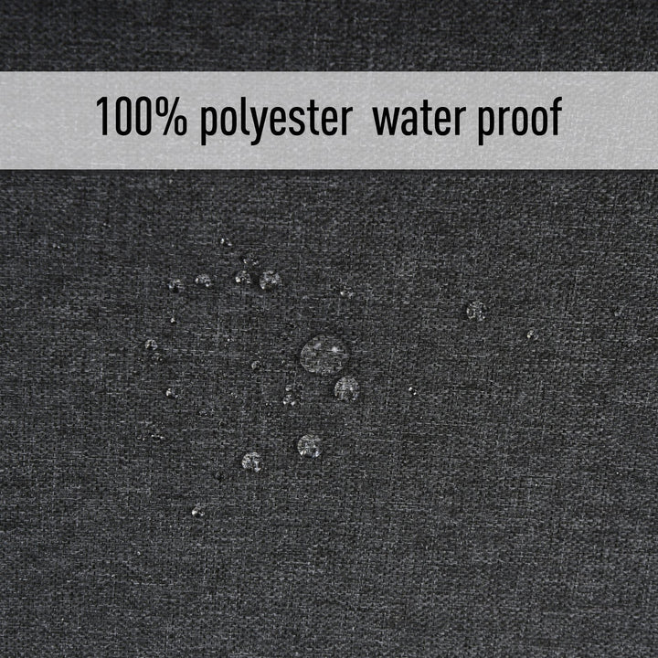 14pc Replacement Patio Cushion Covers Sectional Sofa Conversation Set for Deck Garden - Grey