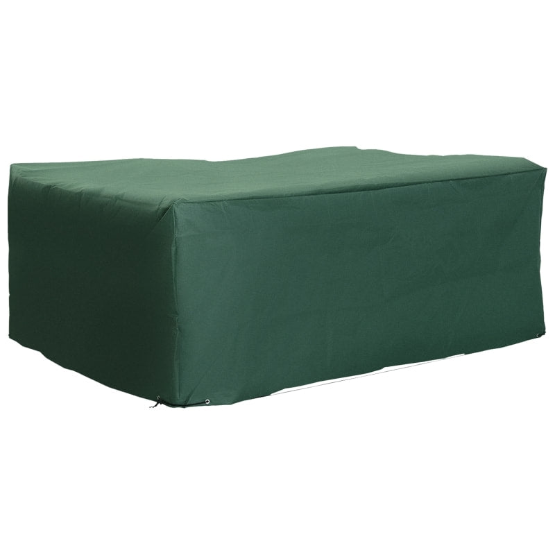 82"L x 55"W x 31"H Oxford Cloth Waterproof Outdoor Patio Furniture Set Cover PE Coated - Green