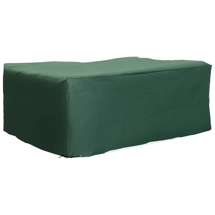 82"L x 55"W x 31"H Oxford Cloth Waterproof Outdoor Patio Furniture Set Cover PE Coated - Green