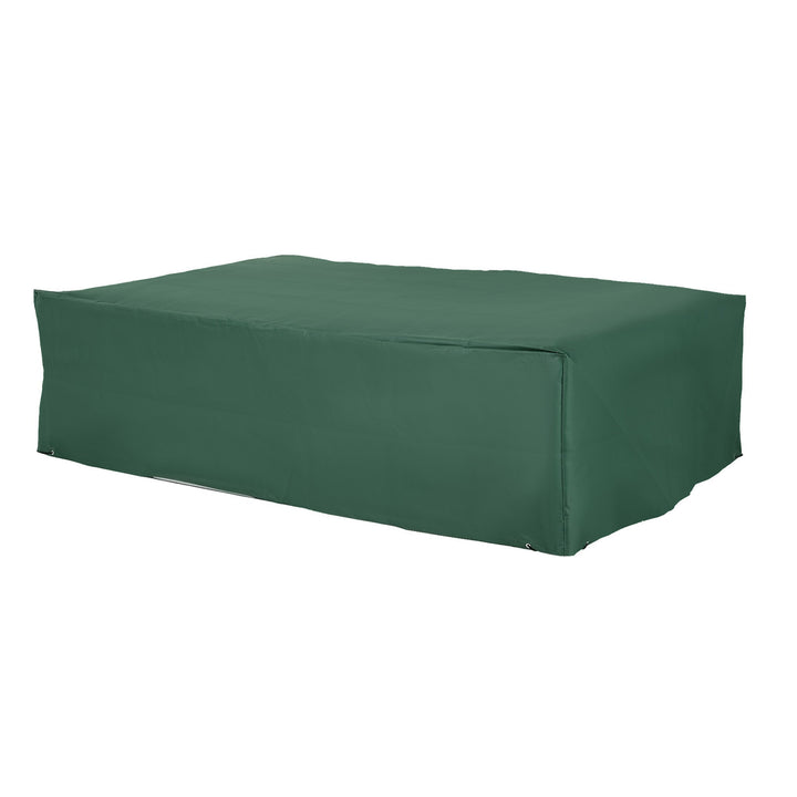 96”L x 65”W x 26”H Oxford Cloth Waterproof Outdoor Patio Furniture Set Cover PE Coated - Green