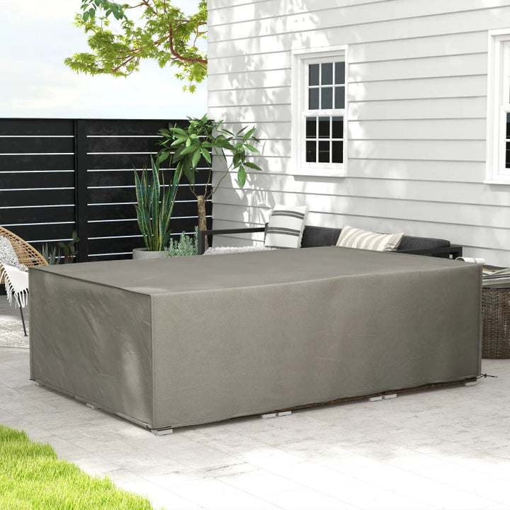 87" x 61" x 26" Waterproof Patio Furniture Cover Outdoor Oxford Cloth UV Rain Protector, Grey