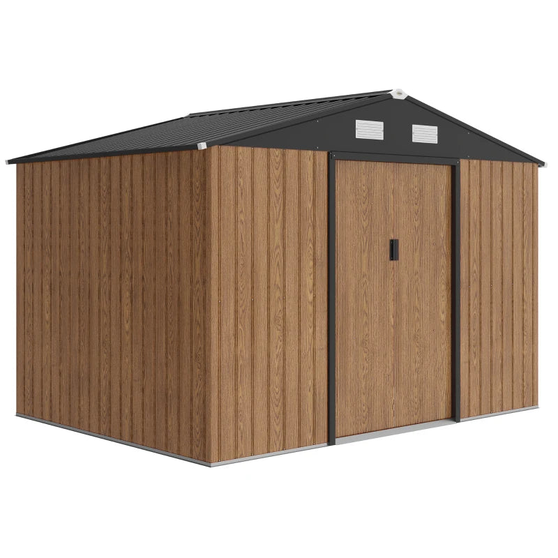 Garden Storage Shed with Lockable Double Doors - Spacious Outdoor Tool Storage