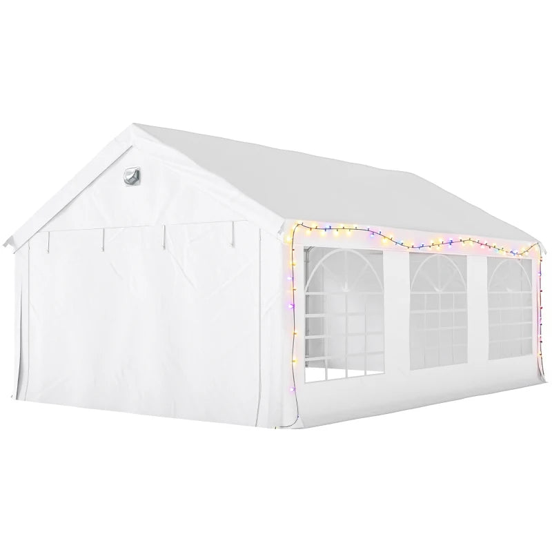 Heavy Duty 20' x 13' Party Tent with Removable Sidewalls - Outdoor Event Shelter