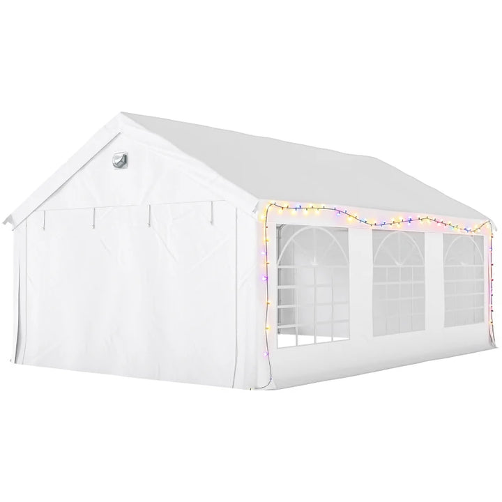 Heavy Duty 20' x 13' Party Tent with Removable Sidewalls - Outdoor Event Shelter