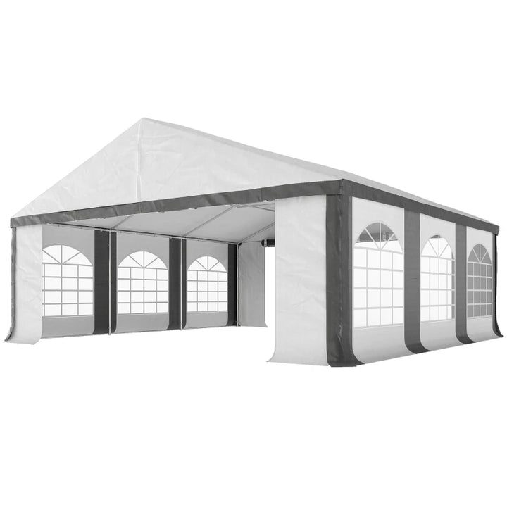Heavy-Duty 20' x 20' Wedding Tent Canopy - Large Outdoor Event Shelter