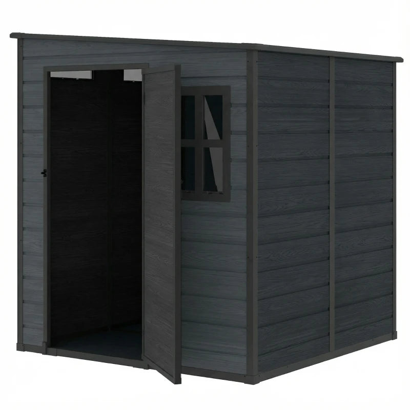 Outdoor Storage Shed with Lockable Door - Durable Weather-Resistant Garden Shed