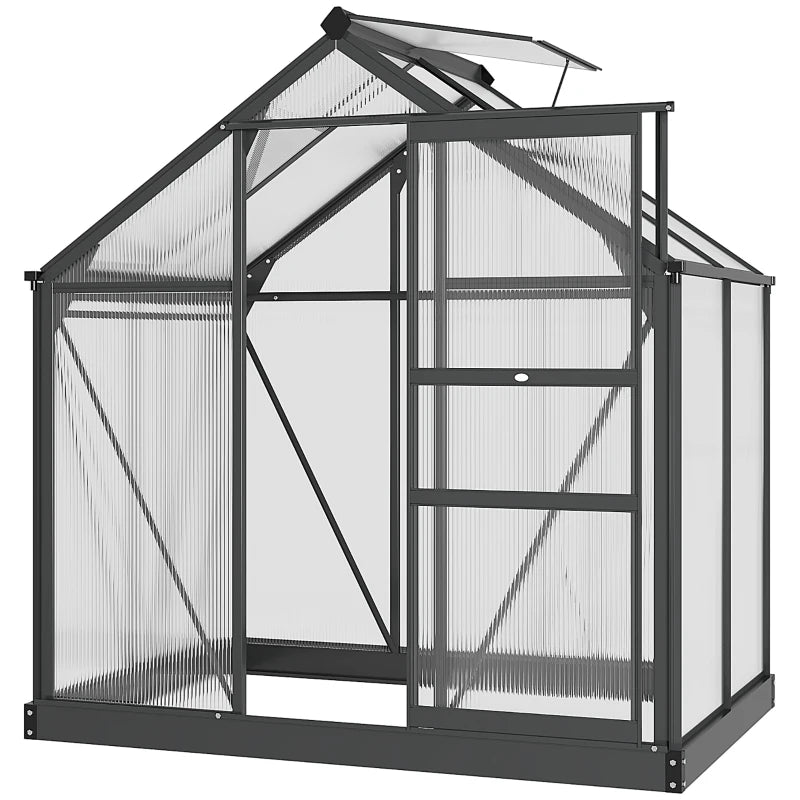 Outdoor Greenhouse Kit with Polycarbonate Panels - Year-Round Gardening Solution