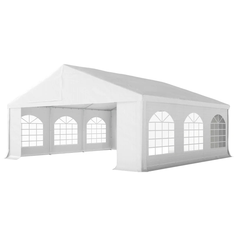 Heavy-Duty Large Wedding Tent 20' x 20' - Outdoor Party Canopy with Sidewalls