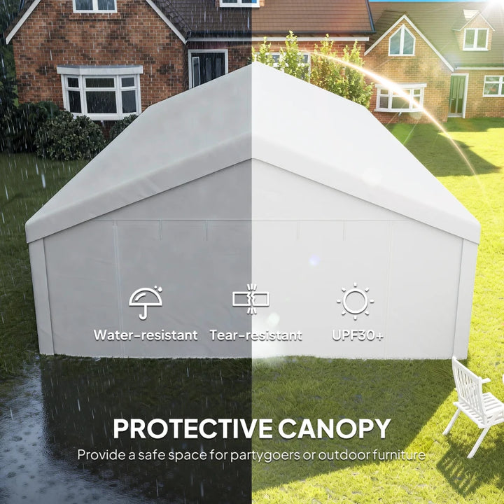 20' x 40' Party Tent with Removable Window Sidewalls - Spacious Durable Outdoor Canopy