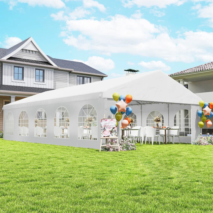 Heavy Duty Large Party Tent and Carport with Removable Sidewalls - Durable Outdoor Shelter