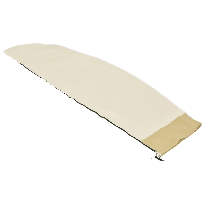 87" Waterproof Cover Protector for Outdoor Patio Offset Cantilever Umbrella Canopy, Cream Beige