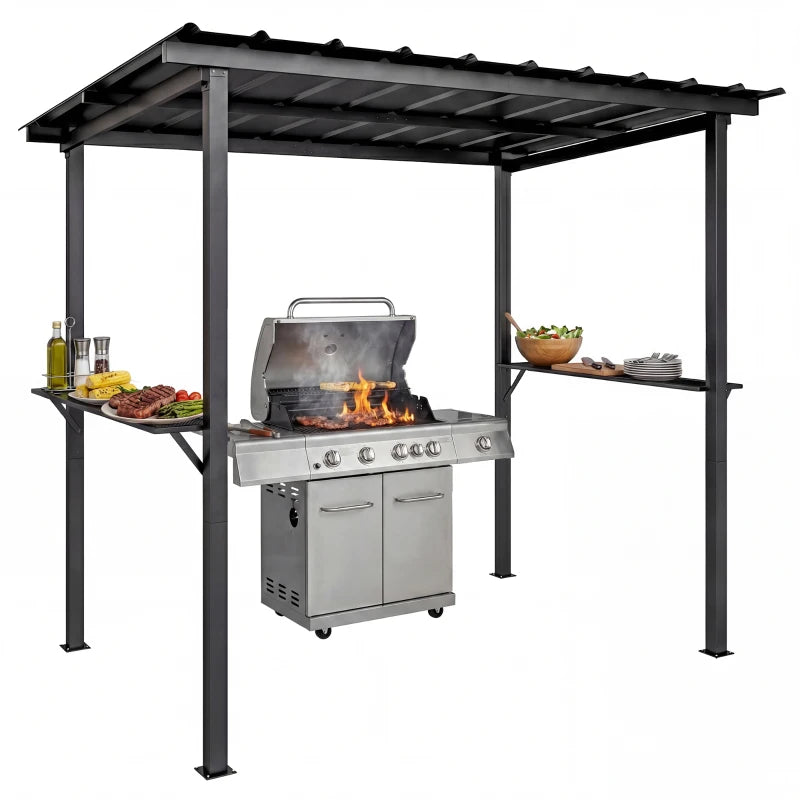 Hardtop Grill Gazebo 9x6 ft - Heavy-Duty Outdoor BBQ Shelter