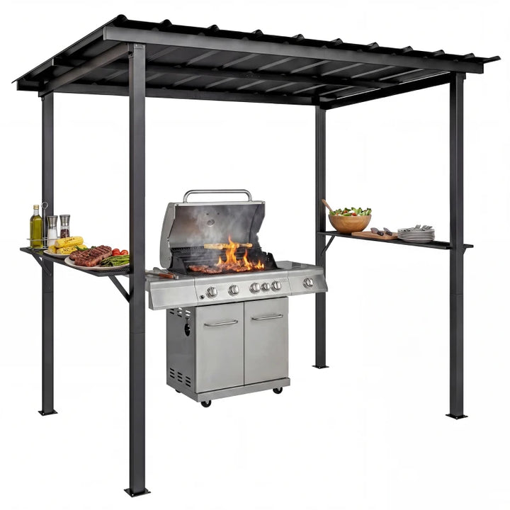 Hardtop Grill Gazebo 9x6 ft - Heavy-Duty Outdoor BBQ Shelter