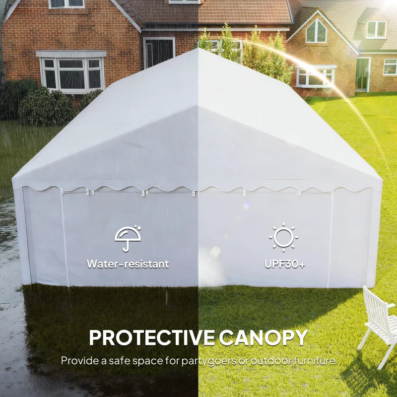 40' x 20' Deluxe Heavy Duty Outdoor Party Wedding Event Tent Gazebo Canopy w 12 Removeable Walls