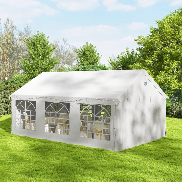 Heavy Duty 20' x 13' Party Tent with Removable Sidewalls - Outdoor Event Shelter