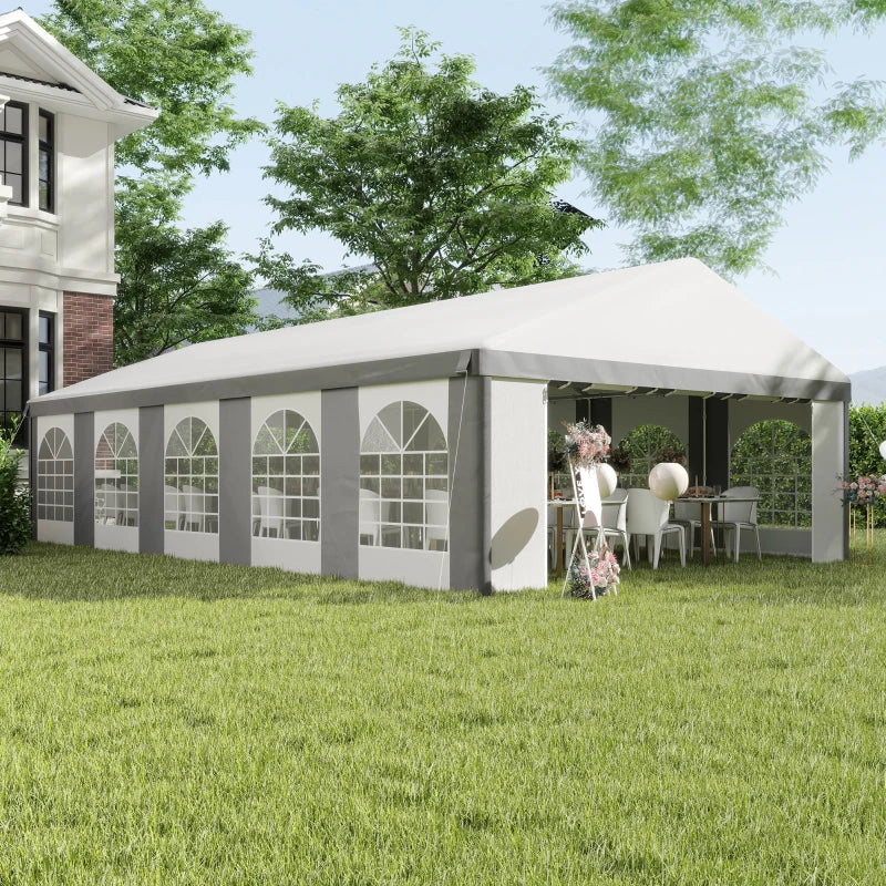 Heavy Duty Large Party Tent 20'x33' with Removable Sidewalls - Durable Outdoor Event Shelter