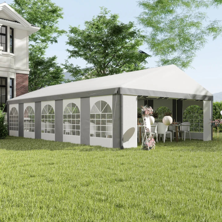 Heavy Duty Large Party Tent 20'x33' with Removable Sidewalls - Durable Outdoor Event Shelter