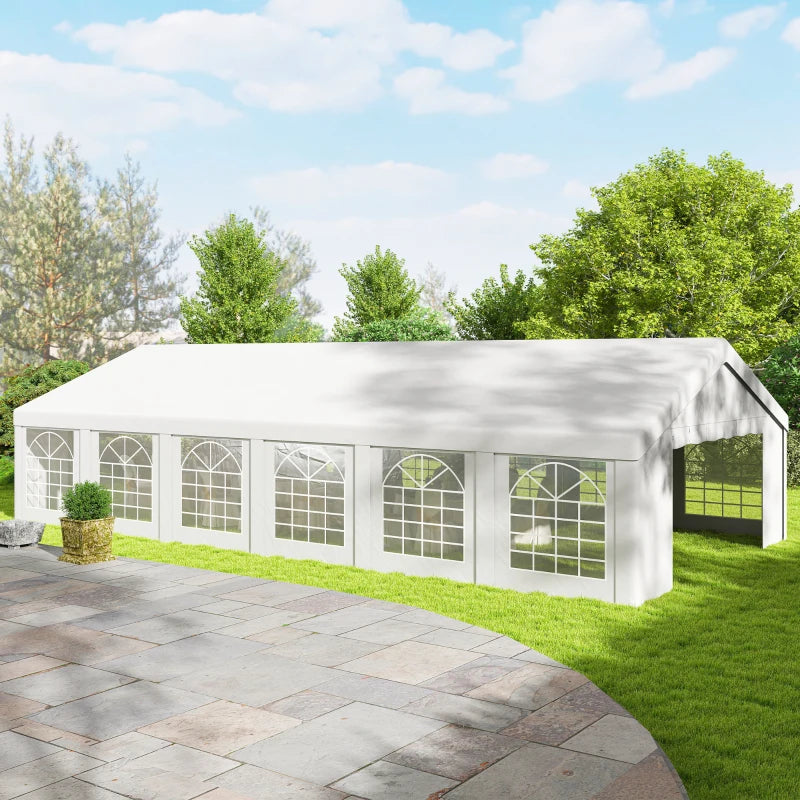 20' x 40' Party Tent with Removable Window Sidewalls - Spacious Durable Outdoor Canopy