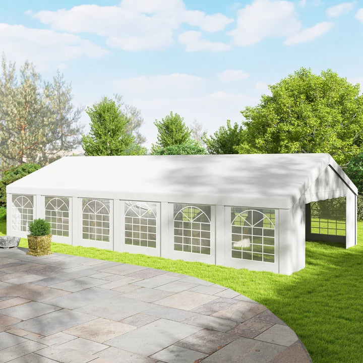 20' x 40' Party Tent with Removable Window Sidewalls - Spacious Durable Outdoor Canopy