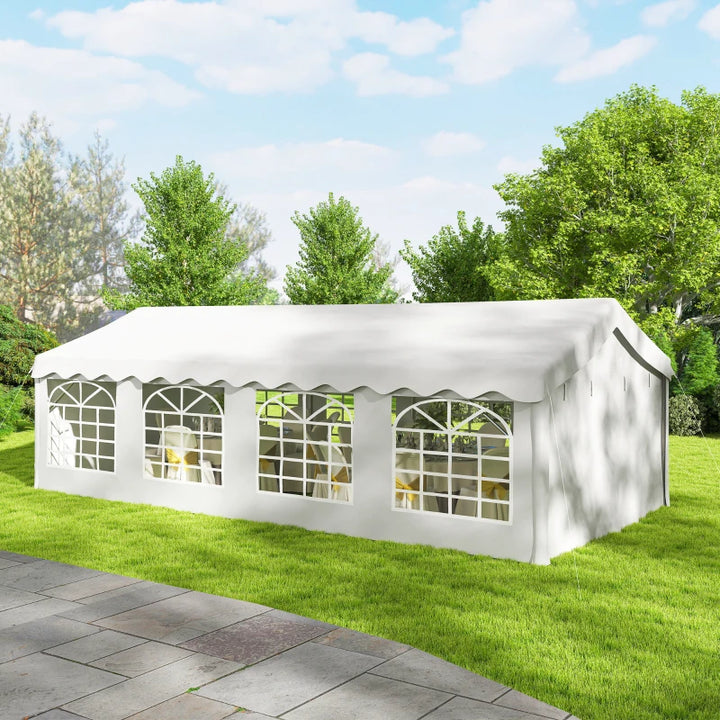 Heavy Duty Large Party Tent & Carport Canopy - Durable Outdoor Shelter with Removable Sidewalls