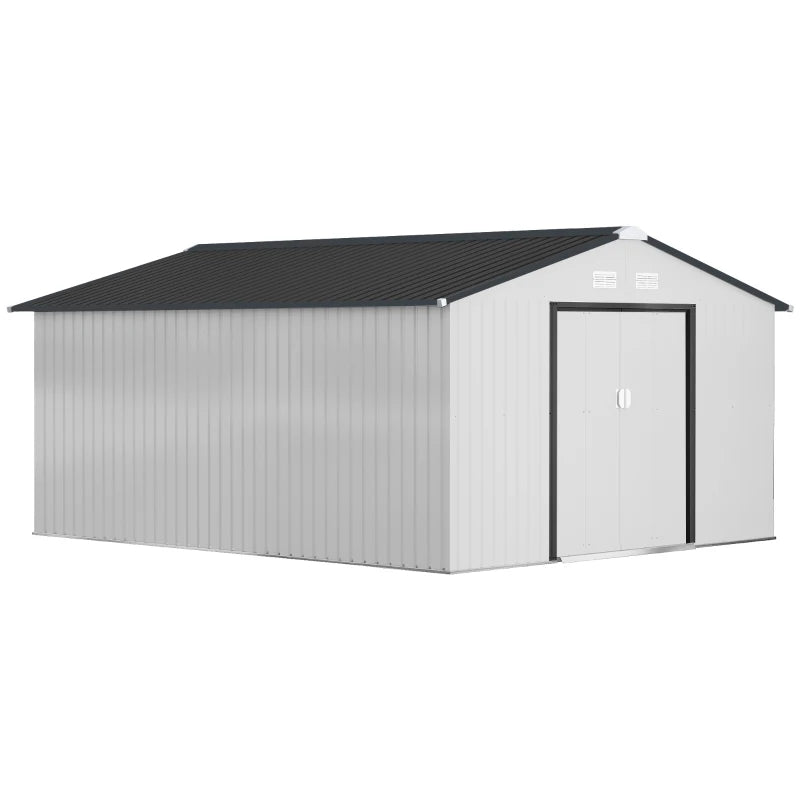 Garden Storage Shed 11' x 13' - Durable Outdoor Tool & Equipment Organizer