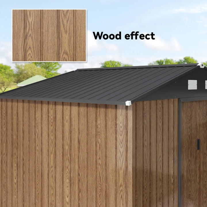 Garden Storage Shed with Lockable Double Doors - Spacious Outdoor Tool Storage