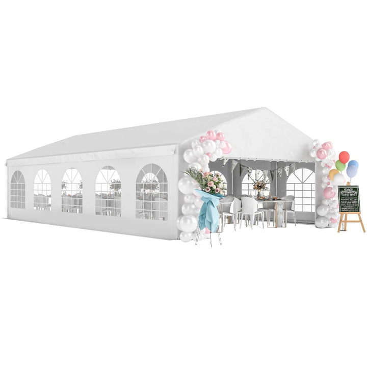 Heavy Duty Large Party Tent and Carport with Removable Sidewalls - Durable Outdoor Shelter
