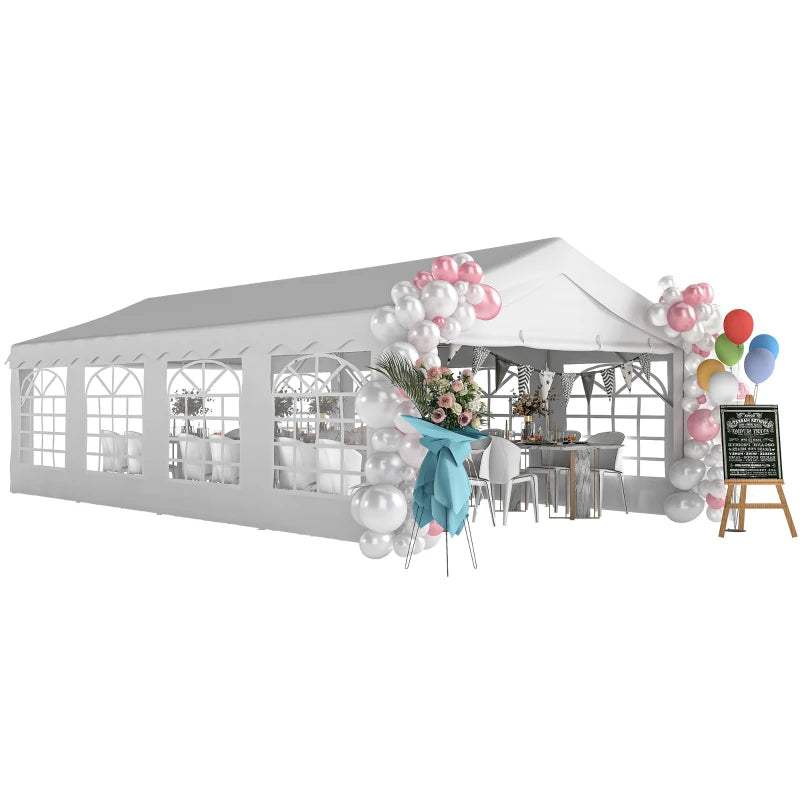 Heavy Duty Large Party Tent & Carport Canopy - Durable Outdoor Shelter with Removable Sidewalls
