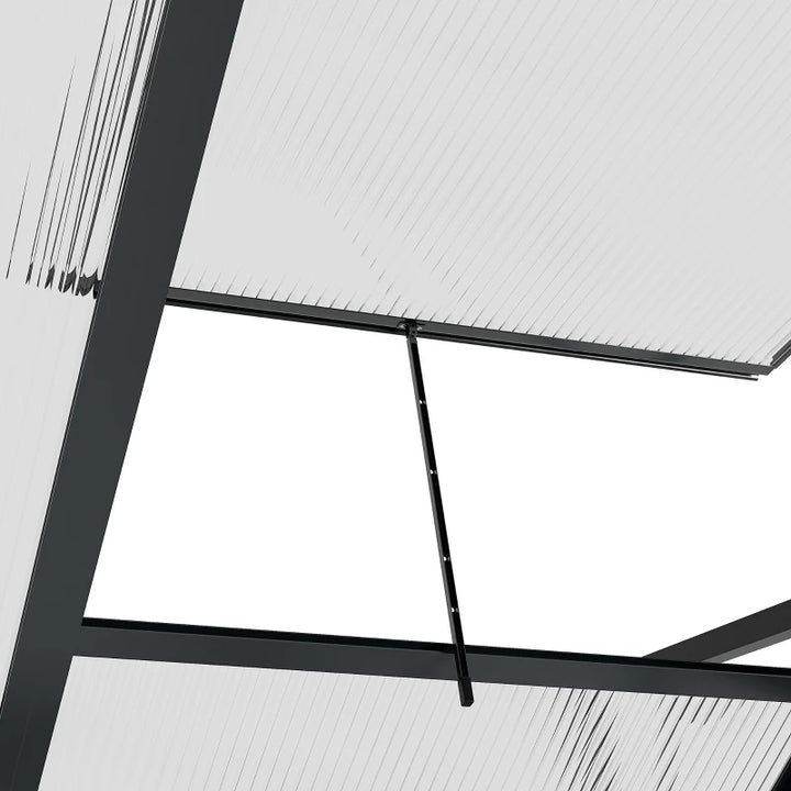 Outdoor Greenhouse Kit with Polycarbonate Panels - Year-Round Gardening Solution