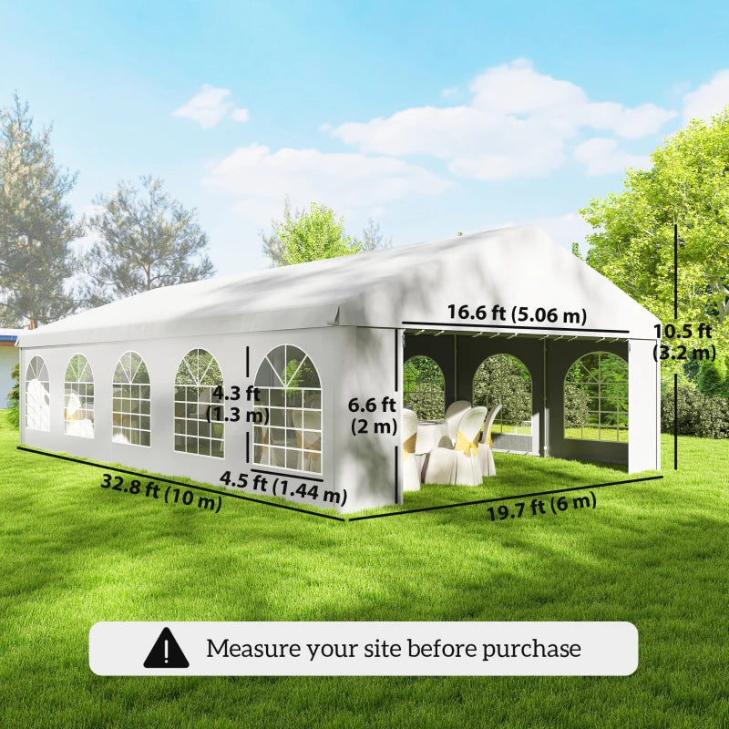 Heavy Duty Large Party Tent and Carport with Removable Sidewalls - Durable Outdoor Shelter