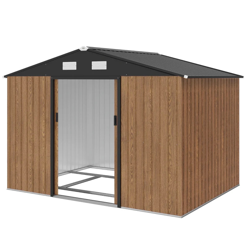 Garden Storage Shed with Lockable Double Doors - Spacious Outdoor Tool Storage