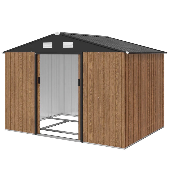 Garden Storage Shed with Lockable Double Doors - Spacious Outdoor Tool Storage