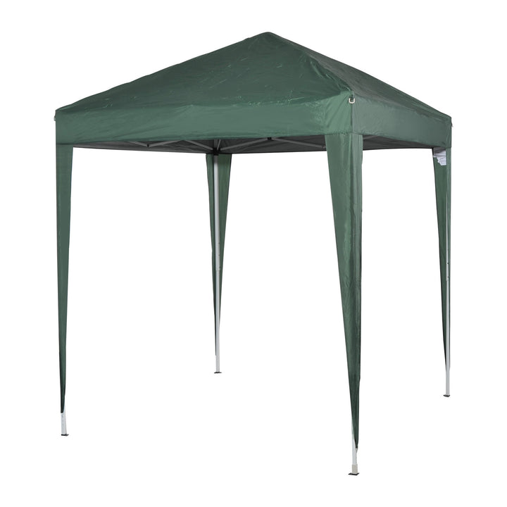 6.6’ x 6.6’ Pop-Up Portable Event Party Wedding Tent Gazebo Canopy w/ 4 Walls, Windows - Green