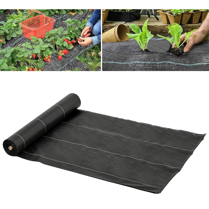 3 x 300ft Premium Landscape Barrier Fabric Weed Control for Lawn Yard Gardening Plants - Black