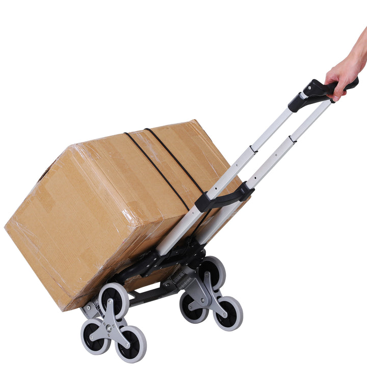 6-Wheel Moving Dolly - Silver and Black