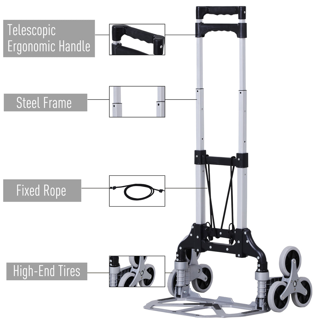 6-Wheel Moving Dolly - Silver and Black