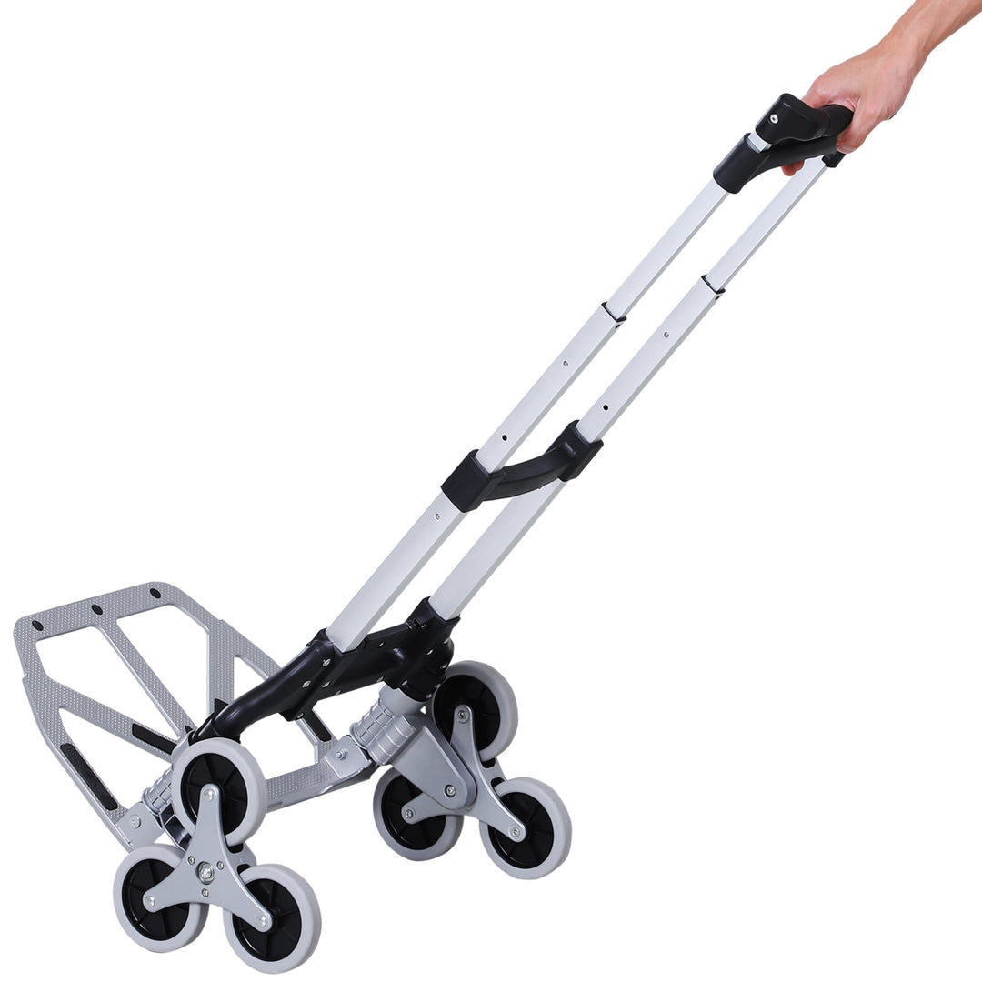 6-Wheel Moving Dolly - Silver and Black