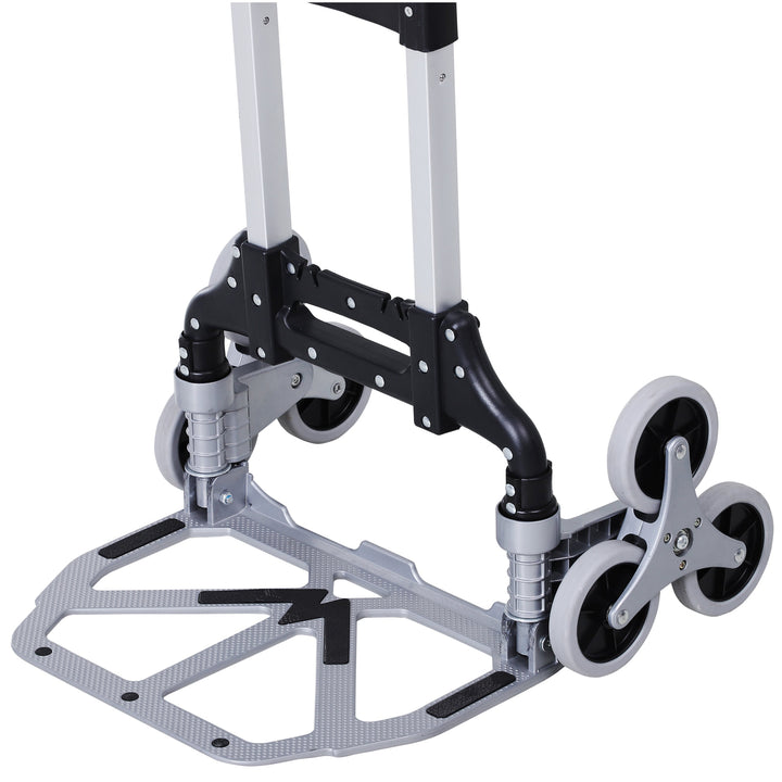 6-Wheel Moving Dolly - Silver and Black