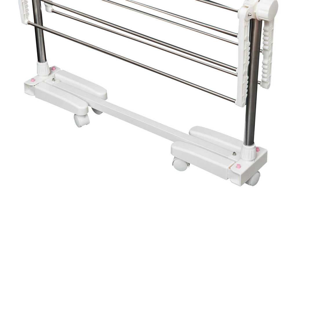 4-Tier Laundry Rack - Silver