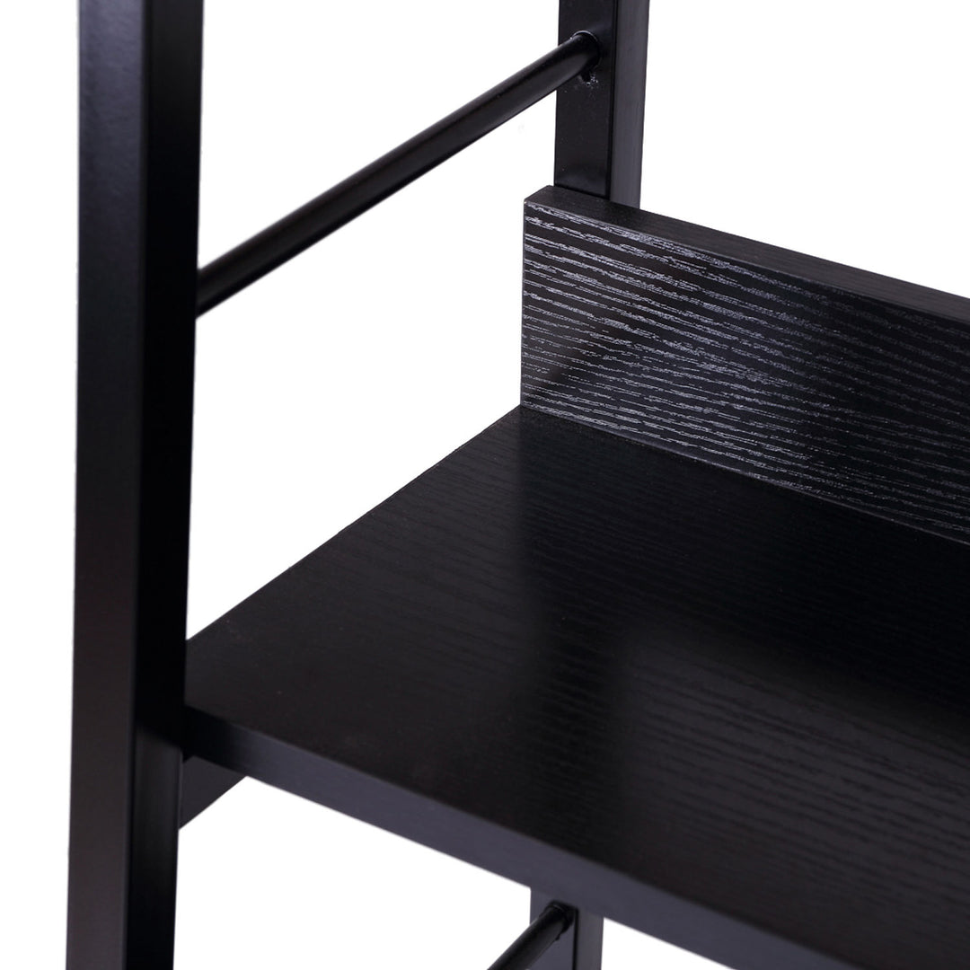 5-Tier Bookcase and Display Shelf - Black