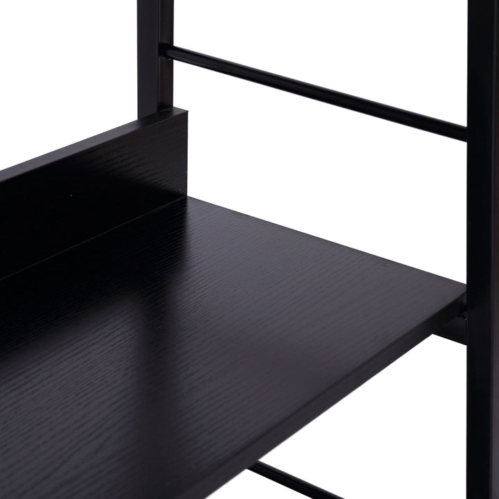 5-Tier Bookcase and Display Shelf - Black