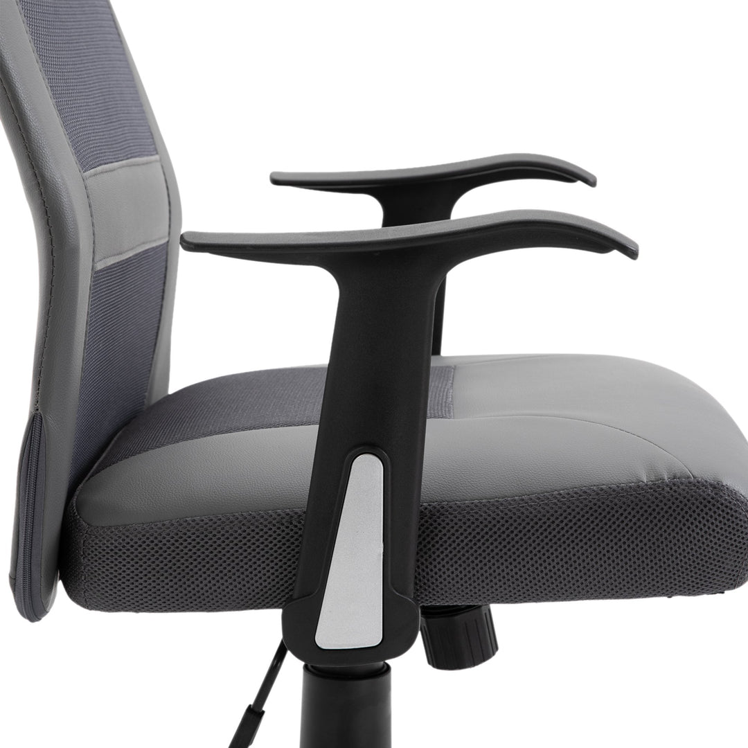 Ergonomic High-Back Mesh Office Chair - Grey