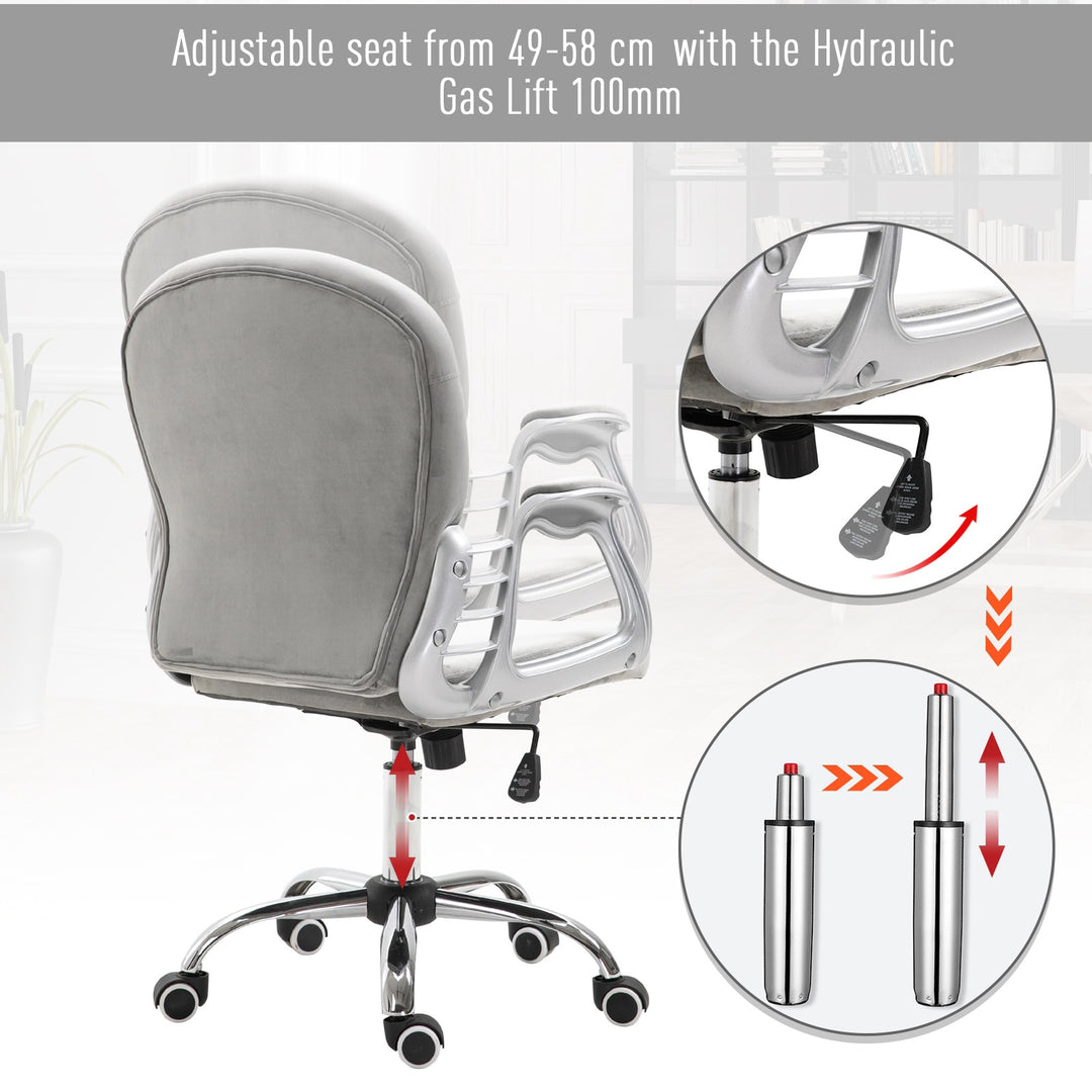 Mid-back Office Chair - Grey