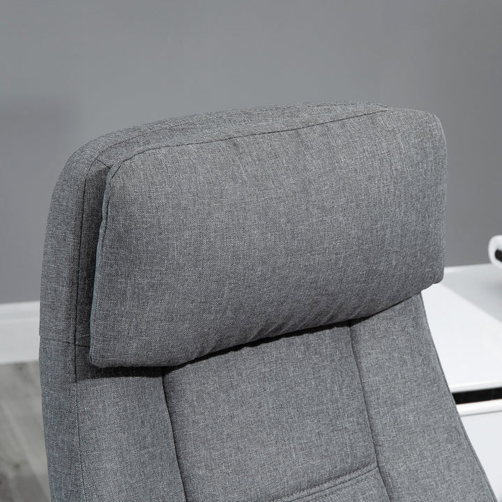 Linen Massage Executive Office Chair - Grey