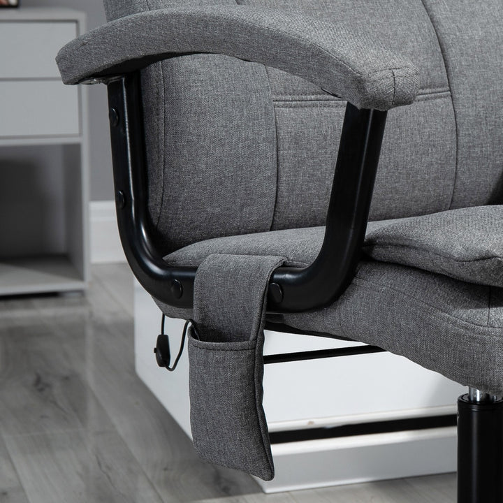 Linen Massage Executive Office Chair - Grey