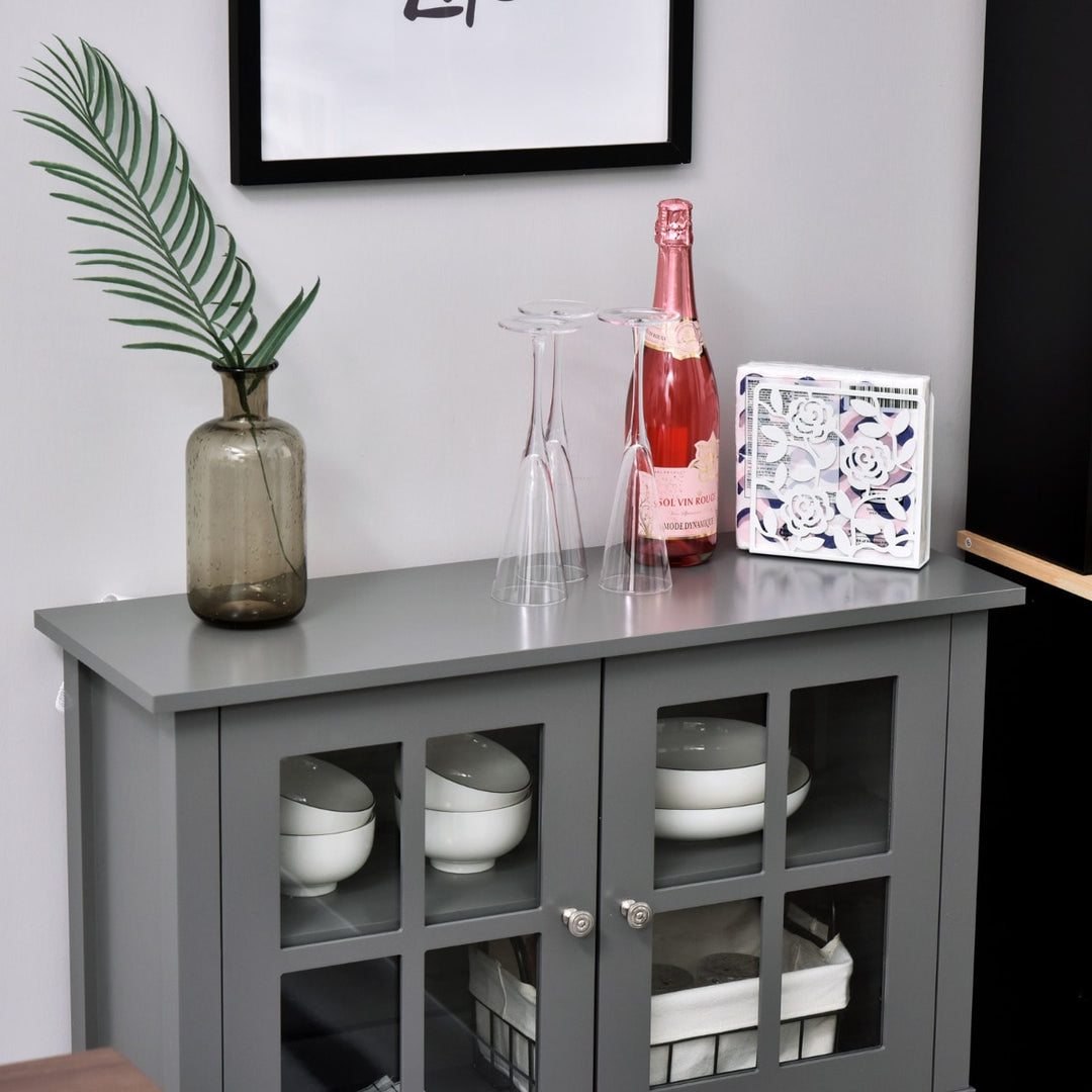 Stylish Traditional Sideboard Buffet Cabinet / Console Table - Grey