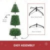 7.5ft 1146-Tip Warm White Pre-lit Christmas Holiday Tree w/ 450 LED Lights & Base, Xmas - Green