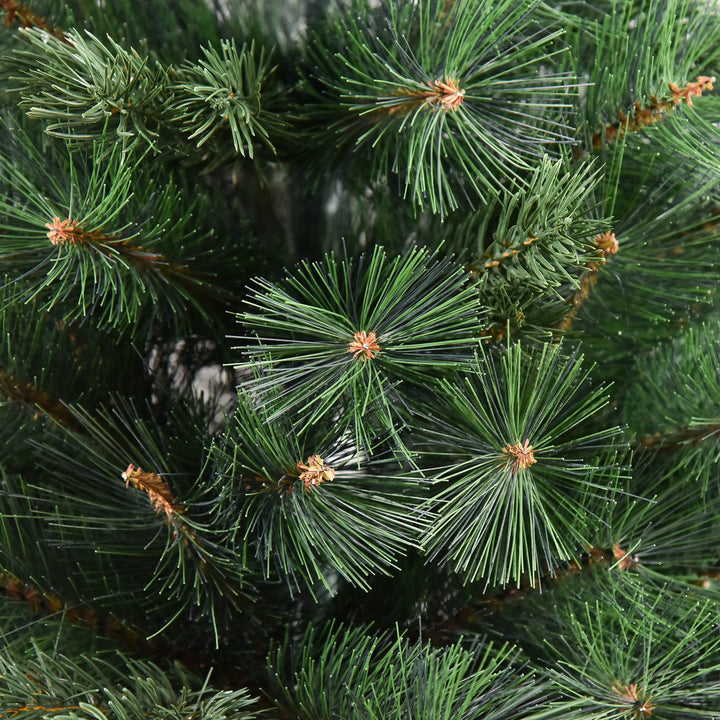 5ft 343-Tip Realistic Artificial Christmas Holiday Tree w/ Foldable Base Xmas Décor - Green